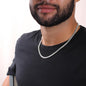 To My Husband - Greatest Adventure - Cuban Link Chain - Black