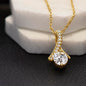 Gold Alluring Beauty Necklace on display