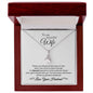 Alluring Beauty Necklace in Mahagony Style Box