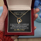 Personalized Gift for Daughter from Dad & Mom - Forever Love Necklace - Infinite Love & Pride - Marble Black