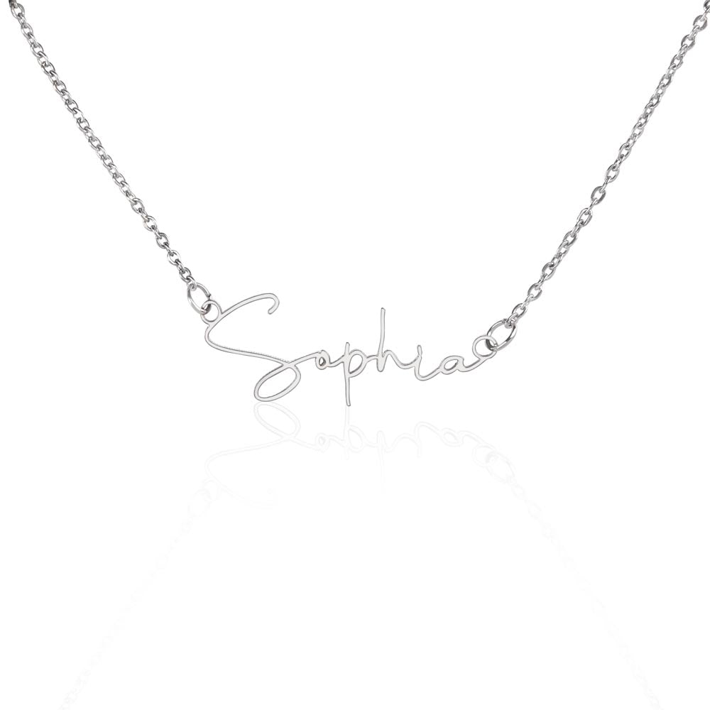 Signature Style Name Necklace - Main Image