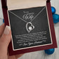 To My Wife - Confidant & Best Friend - Forever Love Necklace - Black