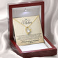 To My Mother Gift Forever Love Necklace Message Card Gift from Daughter or Son to Mom Gift - Your Love Is Like Sunshine - Parchment
