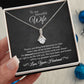 To My Wife - Greatest Adventure - Alluring Beauty Necklace - Black