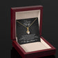 To My Wife - Greatest Adventure - Alluring Beauty Necklace - Black