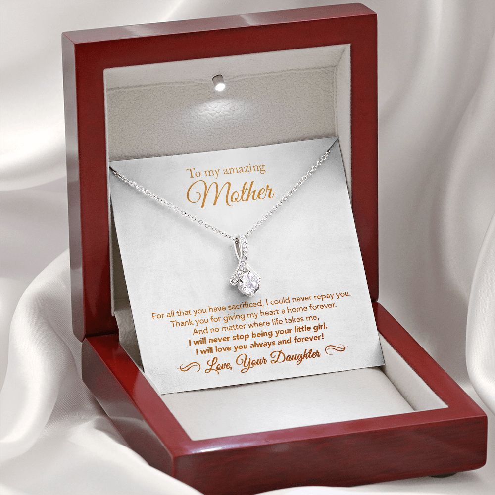 My Incredible Mother Alluring Beauty necklace, Mother Birthday