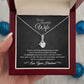 To My Wife - Greatest Adventure - Alluring Beauty Necklace - Black
