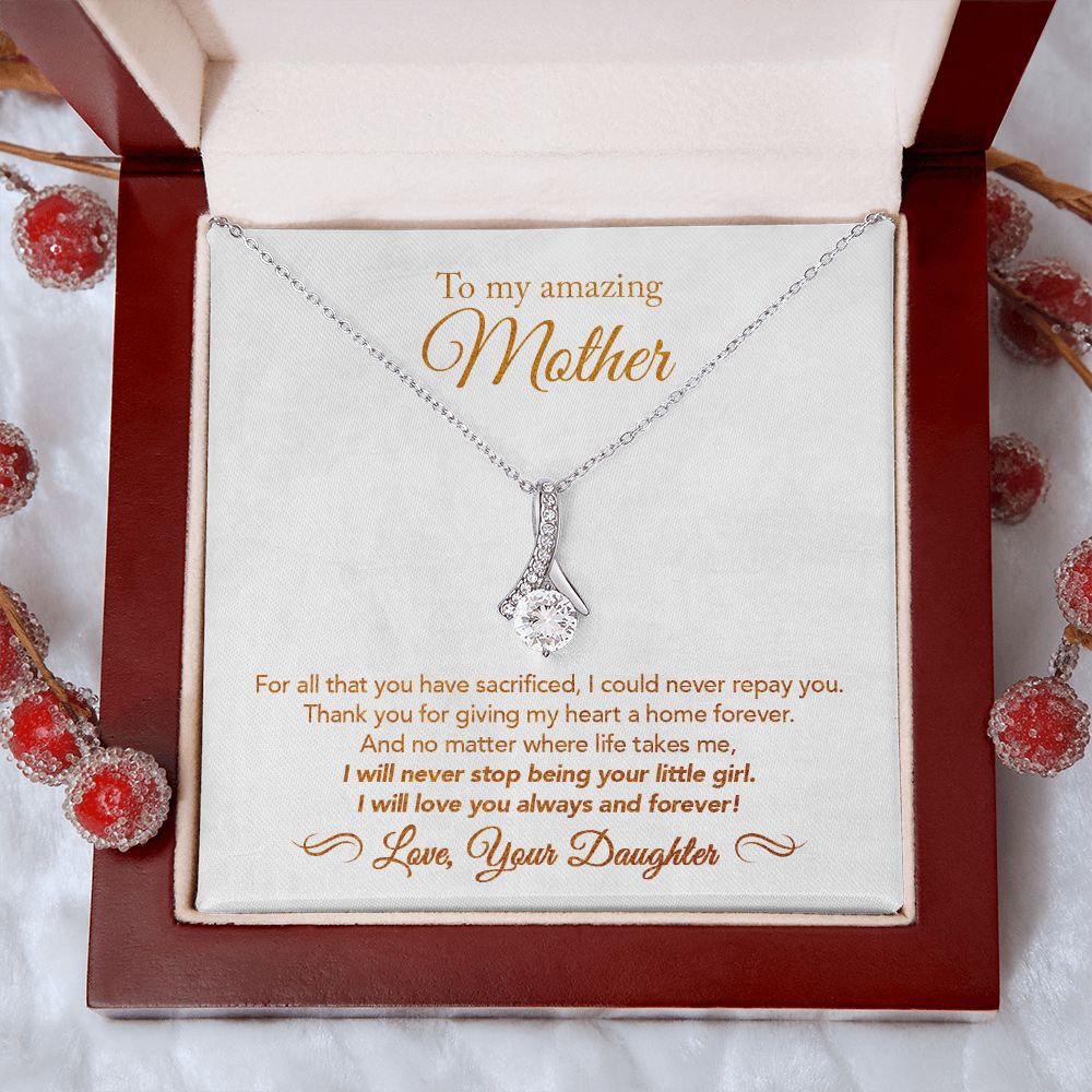 To My Mom Heart Necklace, Mother's Day Gift, Gift For Mom, From Son, From  Daughter, From Kids, To Mom Jewelry | Fruugo TR