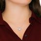 To the Mother of My Children - Love Knot Necklace - Best Thing - Midnight Paisley