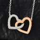 Daughter Gift from Dad, Polished Stainless Steel & Rose Gold Finish