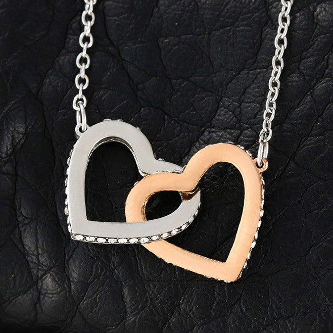Daughter Gift from Dad, Polished Stainless Steel & Rose Gold Finish