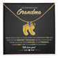 To Our Precious Grandmother - Personalized, Engraved Baby Feet - Greatest Treasure - Midnight Marble